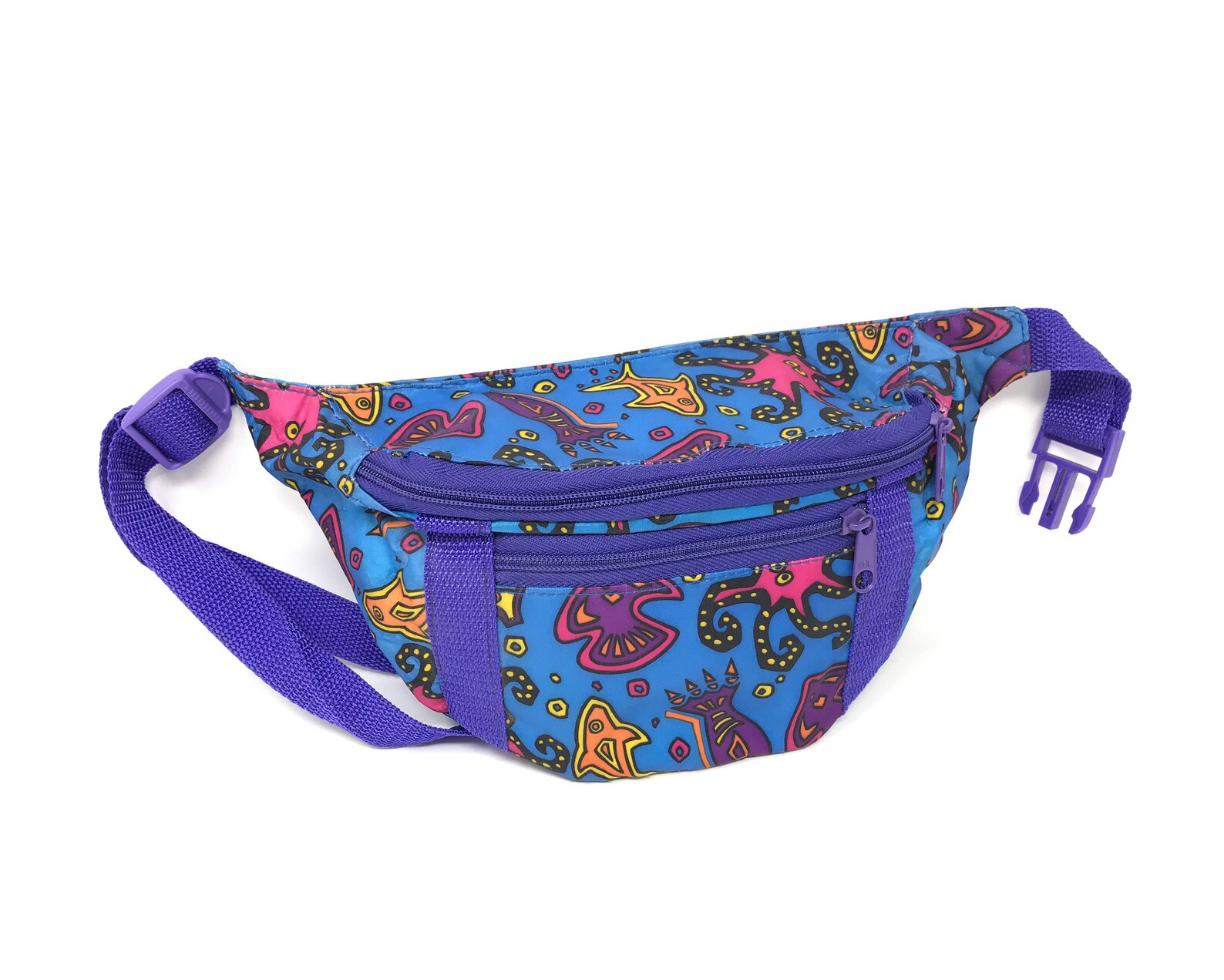 Vintage Fish Fanny Pack 90s Bum Bag Aquarium Festival C6 Etsy