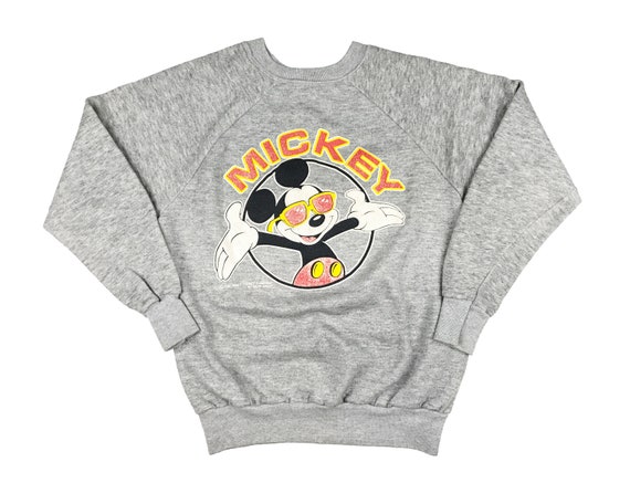 Vintage Mickey Mouse Crewneck Sweatshirt 80s Walt