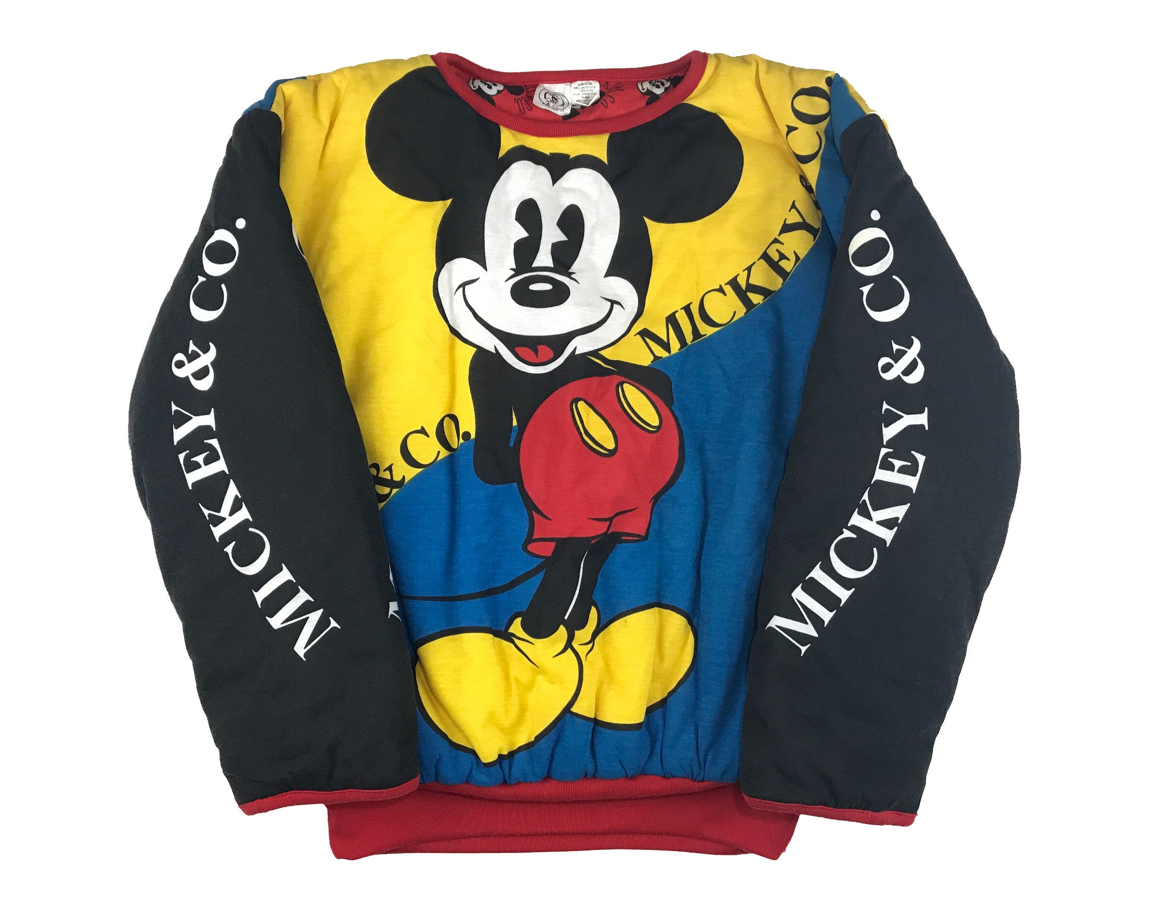 mickey mouse reversible sweatshirt