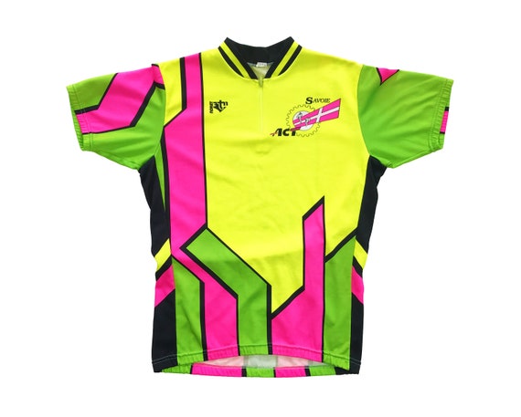 neon cycling jersey