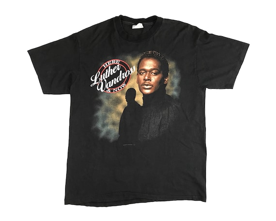 Vintage Luther Vandross Shirt 90s R&B Tour Concert