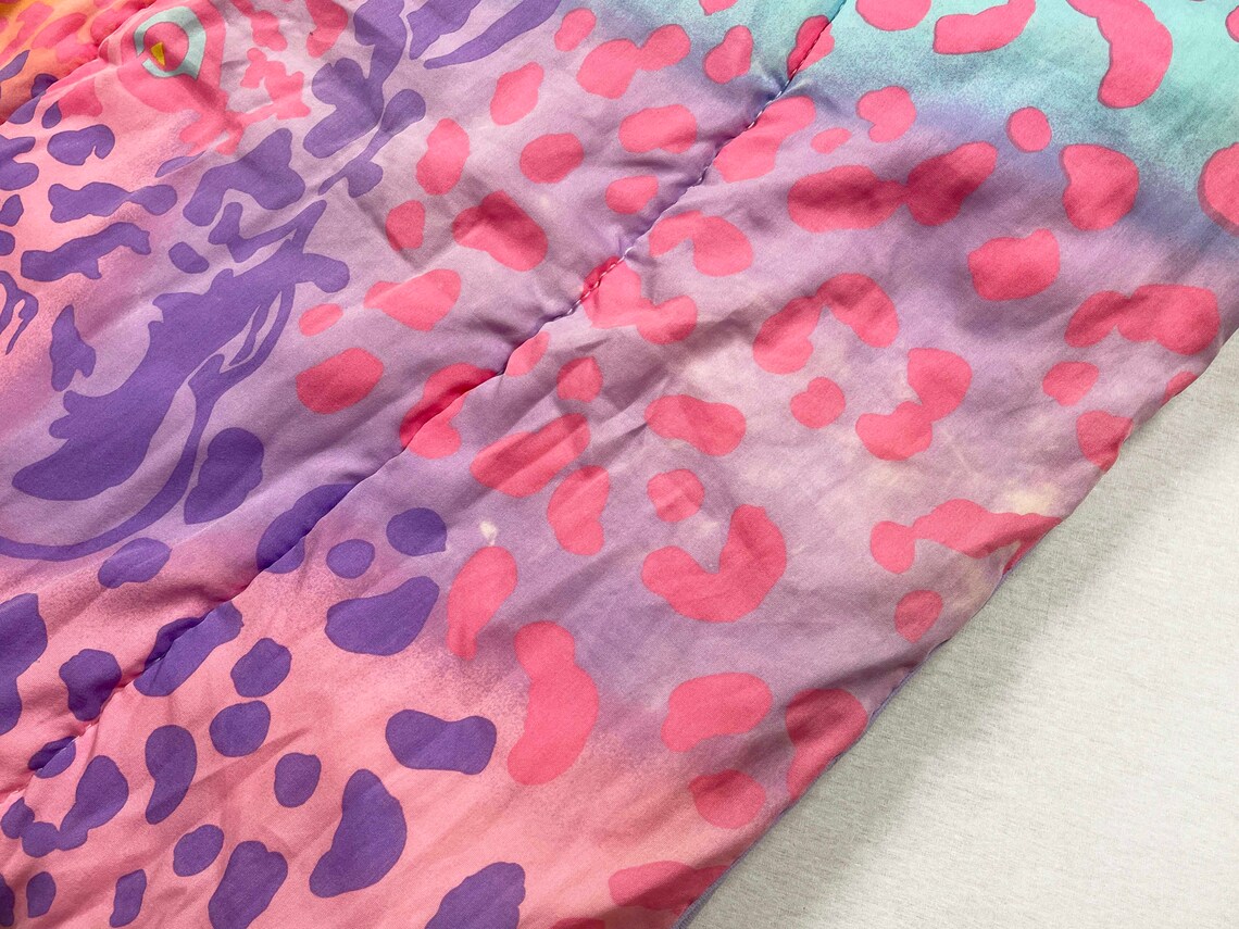 Vintage Lisa Frank Sleeping Bag 80s Leopard Pastel | Etsy