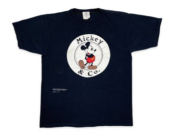 ディズニー　ビンテージ Tシャツ 80 昭和 ヴィンテージ 1980 年代 ルーズベルト ミッキー T シャツ、80