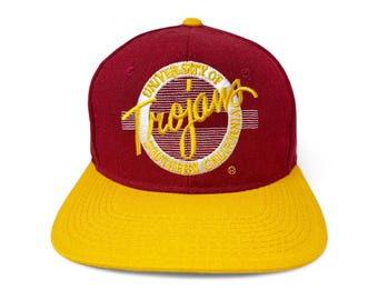 90's Vintage Style USC (california) Snapback Gameday Hat | Retro