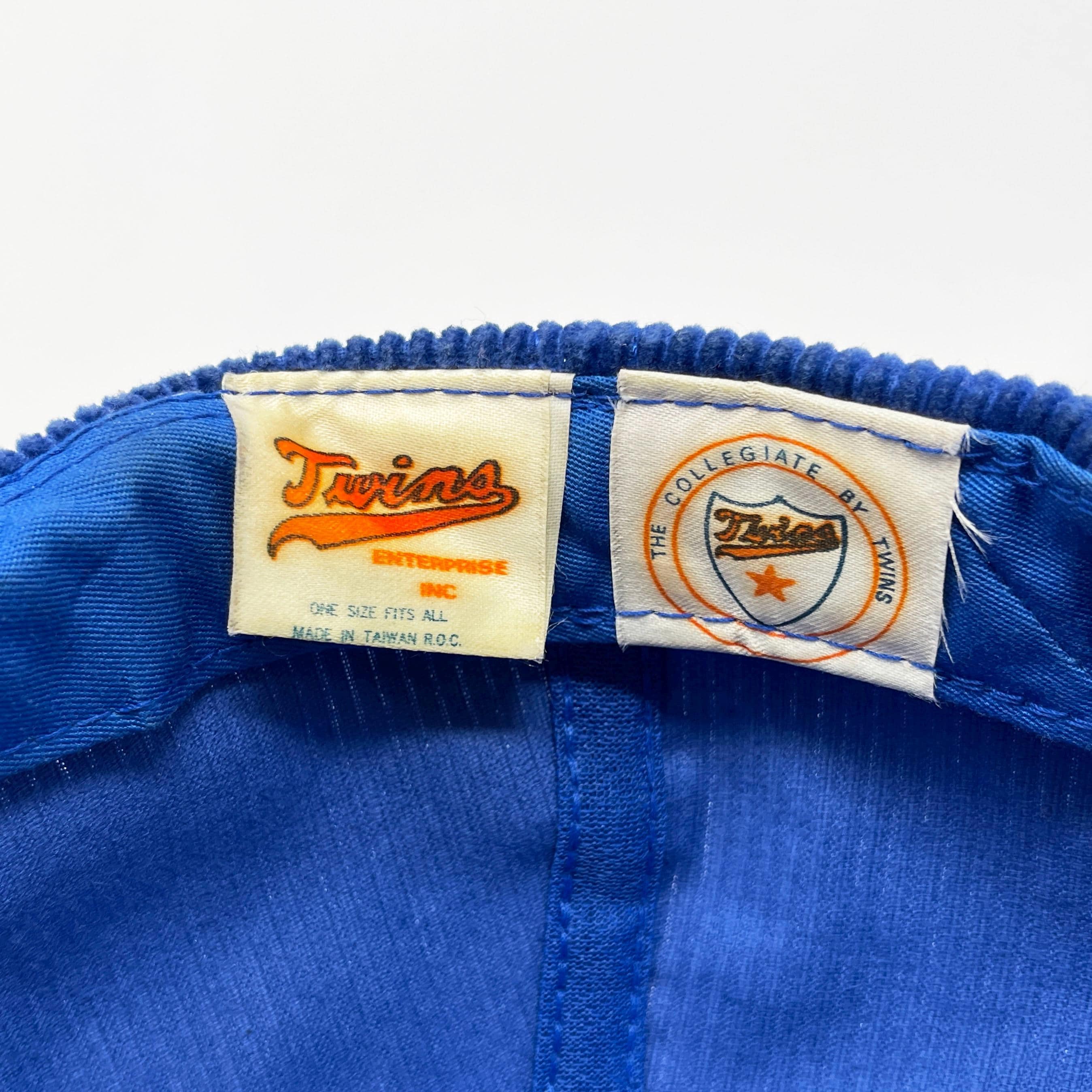 Vintage Kansas Jayhawks Hat • 90s Script Corduroy Snapback Cap • Twins ...