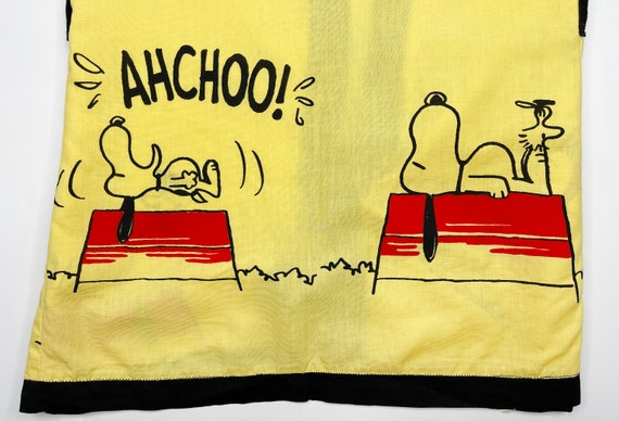 Vintage Snoopy Robe 60s 70s Charlie Brown Peanuts… - image 6