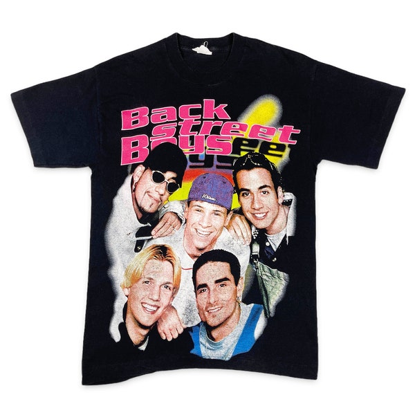 Vintage Backstreet Boys Shirt Band Tee Concert Tour Boyband 90s Rap Tee Backstreet's Back V4