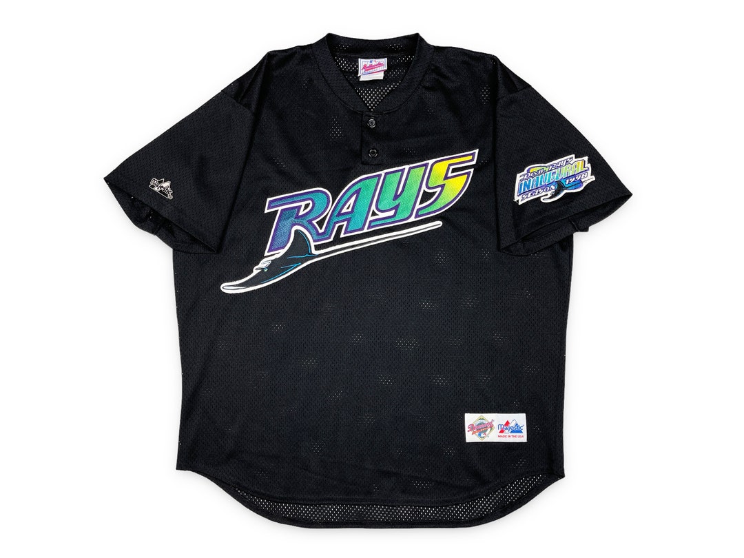 Vintage Tampa Bay Devil Rays Jersey 90s Inaugural Season 1998 Etsy