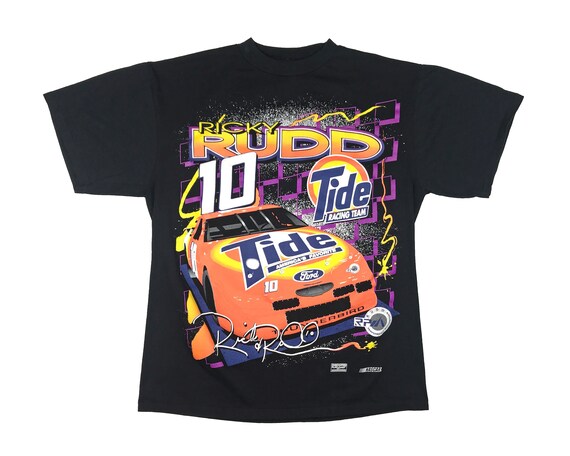 Vintage Tide Racing Shirt 90s NASCAR Ricky Rudd V3