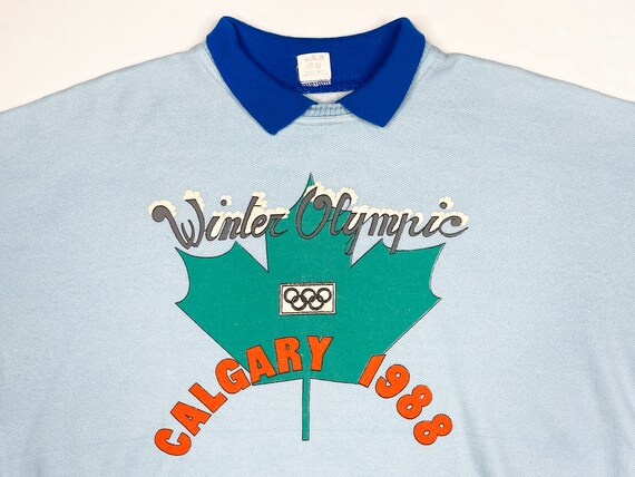 Vintage Calgary Winter Olympics Crewneck Sweatshi… - image 3