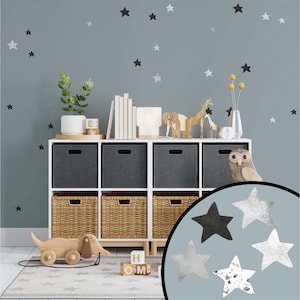 Star wall decal, star decals for kids, star decals nursery, kids nursery wall sticker
