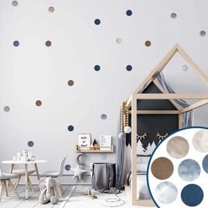 Polka dots Wandtattoo, Kinderzimmer Wandtattoo Kinderzimmer, Kinderzimmer Wandaufkleber Punkte Aufkleber
