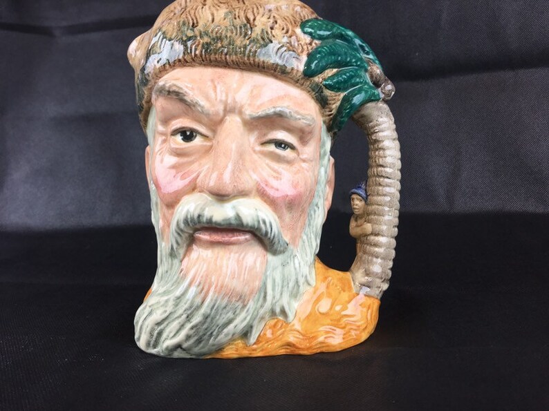 Royal Doulton rare character jug Robinson Crusoe D6532