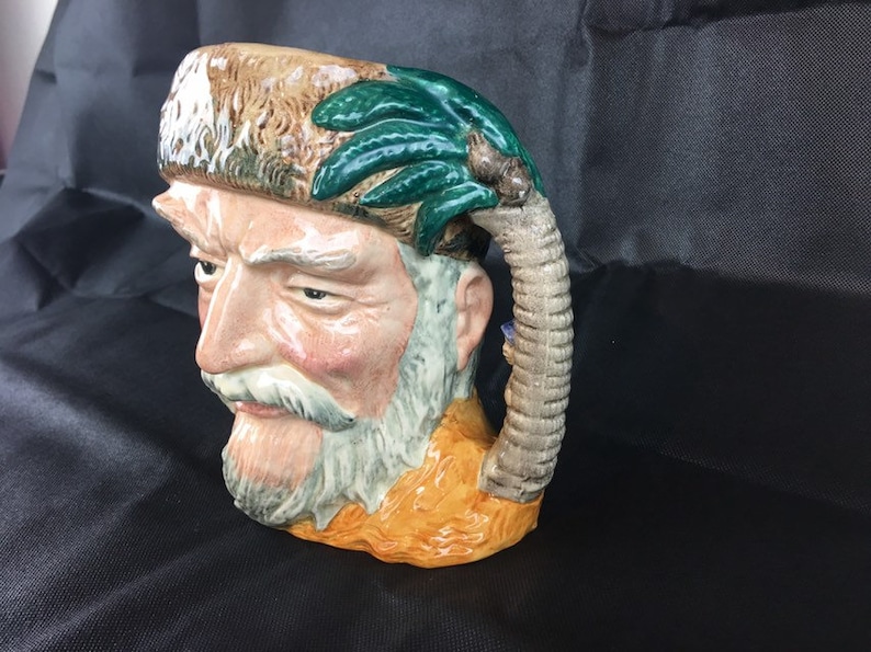 Royal Doulton rare character jug Robinson Crusoe D6532