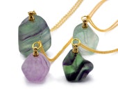 New 30mm-50mm Natural gemstone Perfume Bottle Pendant Essential Oil Diffuser Necklace fluorite stone fashion pendant X236