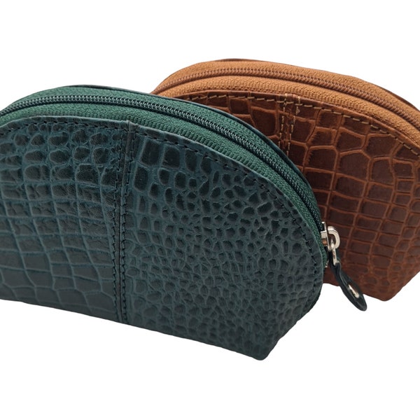 Pochette unisexe en cuir effet crocodile, nouvelle qualité, porte-clés, chaîne, portefeuille