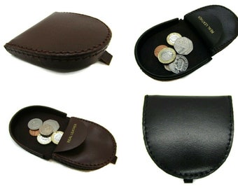 Small real leather coin tray