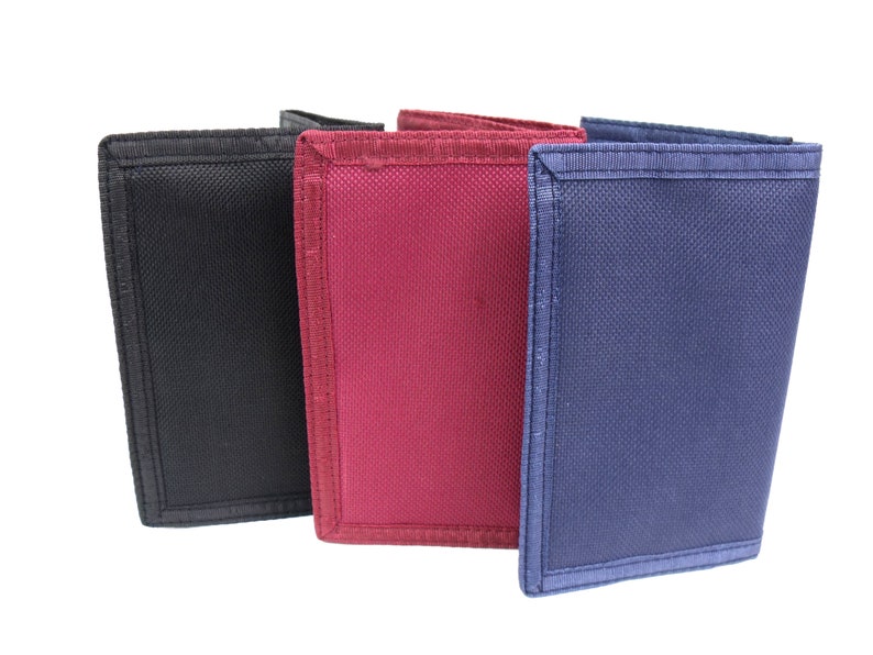 Unisex quality trifold canvas rippa sports wallet credit card holder purse pouch image 1