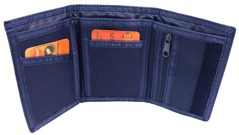 Unisex quality trifold canvas rippa sports wallet credit card holder purse pouch image 10