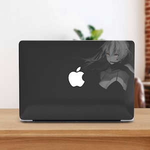 Anime Girl Mabook Hülle dunkel Minimalismus Macbook Air 13 Hülle Macbook M4 Hülle Macbook Air 15 Hülle Macbook Pro 16 Zoll Mac Air 2025