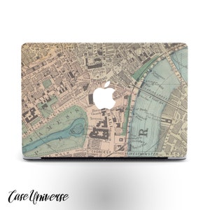 Funda para MacBook Pro 13 con mapa de Londres Funda para MacBook Air 13 Funda para MacBook 12 con mapa de la ciudad Funda para MacBook Air Funda para MacBook A3114 Funda para MacBook Pro 16 Resumen