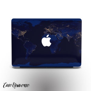 Funda para MacBook Air de 13 pulgadas con mapa del mundo, funda para MacBook Air de 13 pulgadas, funda para MacBook Air M4 de 2025, funda para MacBook Pro de 15 pulgadas, funda rígida para MacBook de 2024