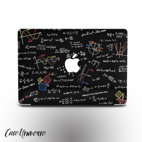 Macbook Air 13 Case Science Macbook M2 Case Formulas Macbook Pro 14 Case Math Graphs Macbook A2681 Case Equations Macbook Pro 16 Case A2485