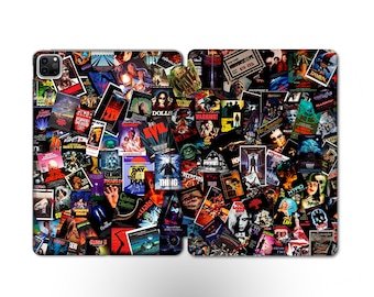 Horrors iPad Air 5 Case Movie Theme iPad 9 Case Cinema iPad 12.9 Case iPad Air 4 Case iPad Mini 6 Case iPad 10.9 Case Cute iPad Pro 11 Case