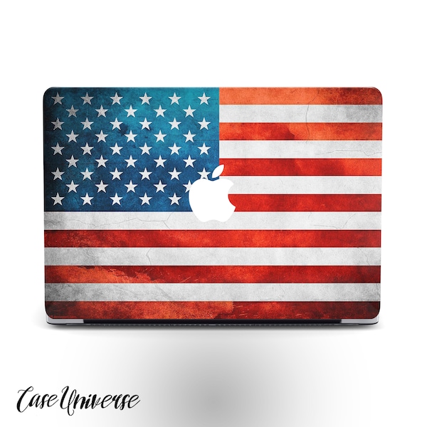 USA Flag Macbook Pro 14 Case Macbook Air 15 Case 4th of July Macbook Air 13 Case America Macbook Hard Case Macbook 12 inch Case Pro 16 Case