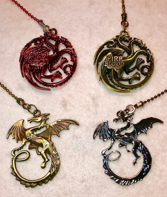 Game Of Thrones Red Dragon Ceiling Fan Pull Chain Light Etsy