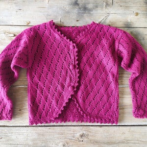 Mohar sweater for girls, toddler gift, baby gift