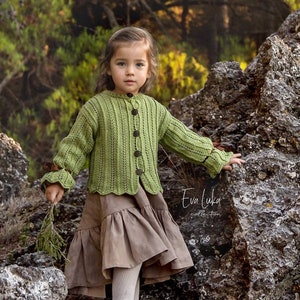 Little girls gold cardigan online
