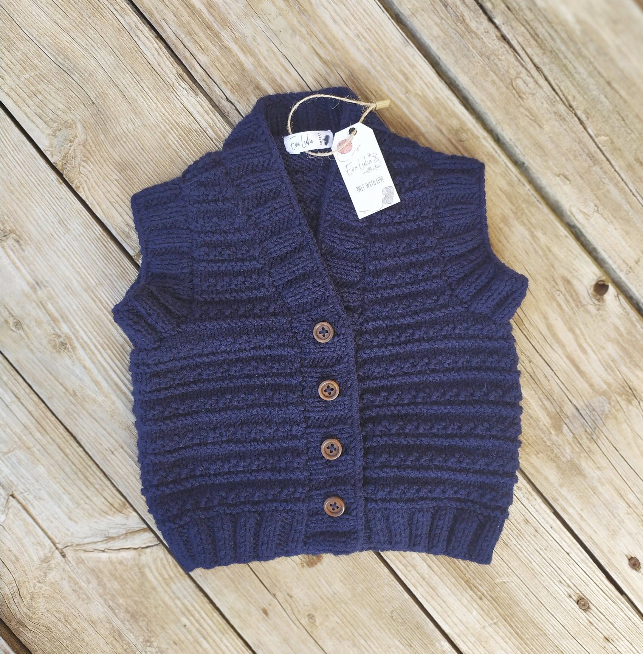 Boys Green Knit Sweater Vest Kids Toddler Baby Boy Green Etsy