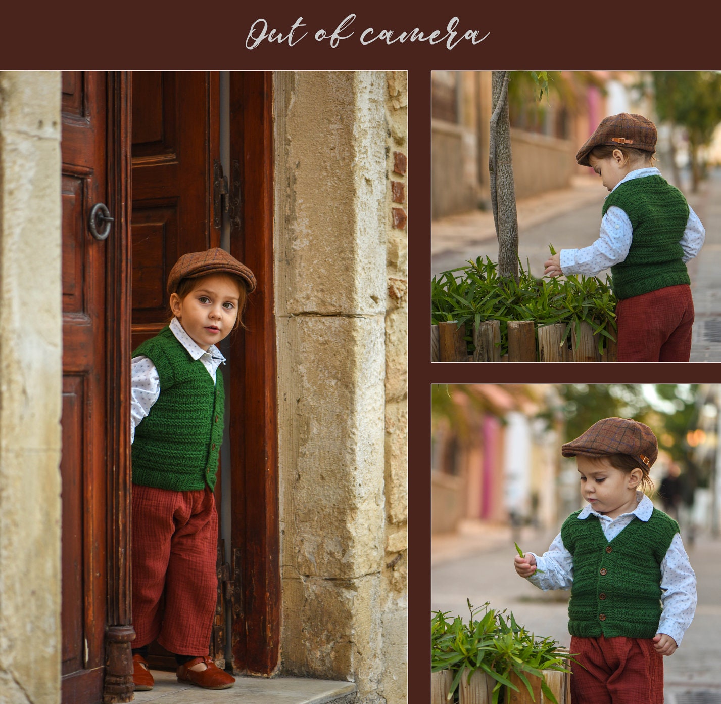 Boys Green Knit Sweater Vest Kids Toddler Baby Boy Green Etsy