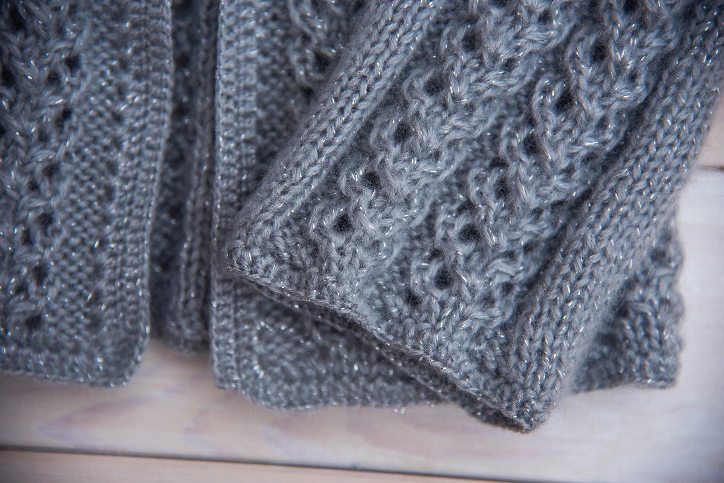 Girls Silver Cardigan Knit Sweater Toddler Cardigan Girls Etsy