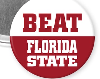 BEAT FLORIDA STATE - Alabama Football 2.25" Button Pin Badge