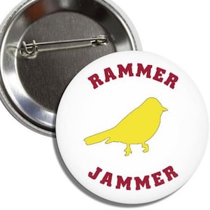 Rammer Jammer & Yellow Hammer  Alabama Crimson Tide 2.25” Gameday Buttons Pins Badges
