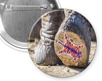 ALABAMA vs LSU Football Game Day 2.25" Button Pin Badge