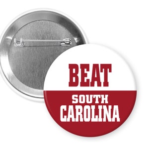 BEAT SOUTH CAROLINA - Alabama Football 2.25" Button Pin Badge