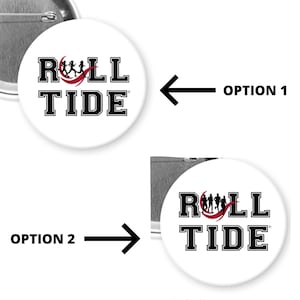 Cross Country Team University of Alabama   2.25” Gameday Buttons Pins Badges