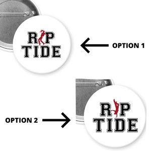 RIP TIDE -University of Alabama Dance Crew  2.25” Gameday Buttons Pins Badges