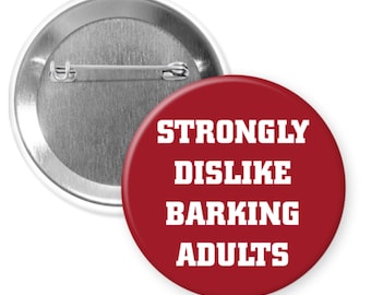 BARKING ADULTS Alabama Crimson Tide 2.25" Gameday Button Pins Badges