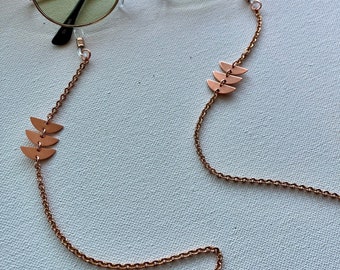 Brass and rose gold Eyechain