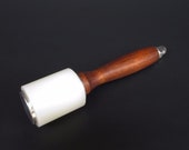 Pro Hammer For Leather Artisans with Hard Wood handle Poly Head Pro Tooling Maul Thick Plastic Head 370 gr