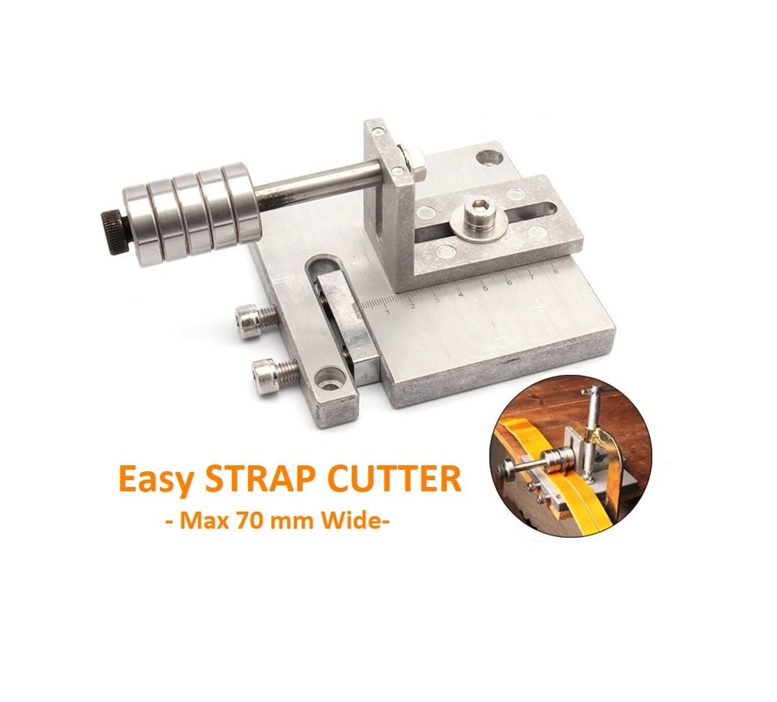 Easy Strap Cutting Set Leather Strip Cutter Max 70 mm Wide Etsy