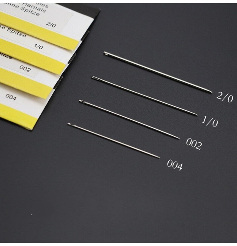 Blunt Tip Leather Hand Stitching Needles John James Saddlers Etsy