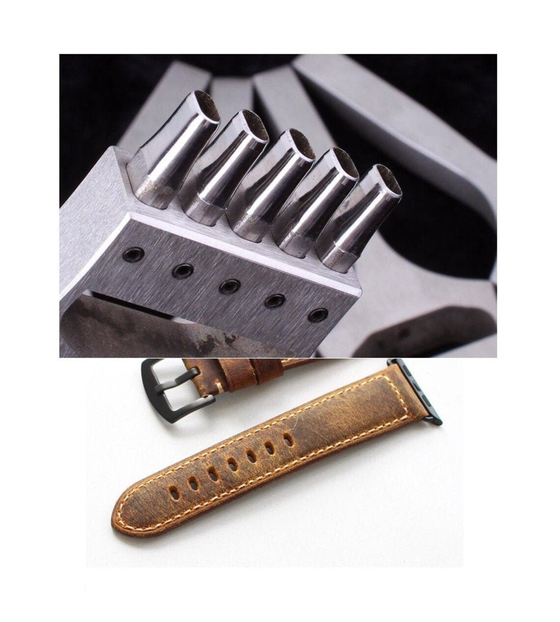 Watch Strap Punch Tool 5 Prongs 6.5mm Spacing Leather Oval Etsy