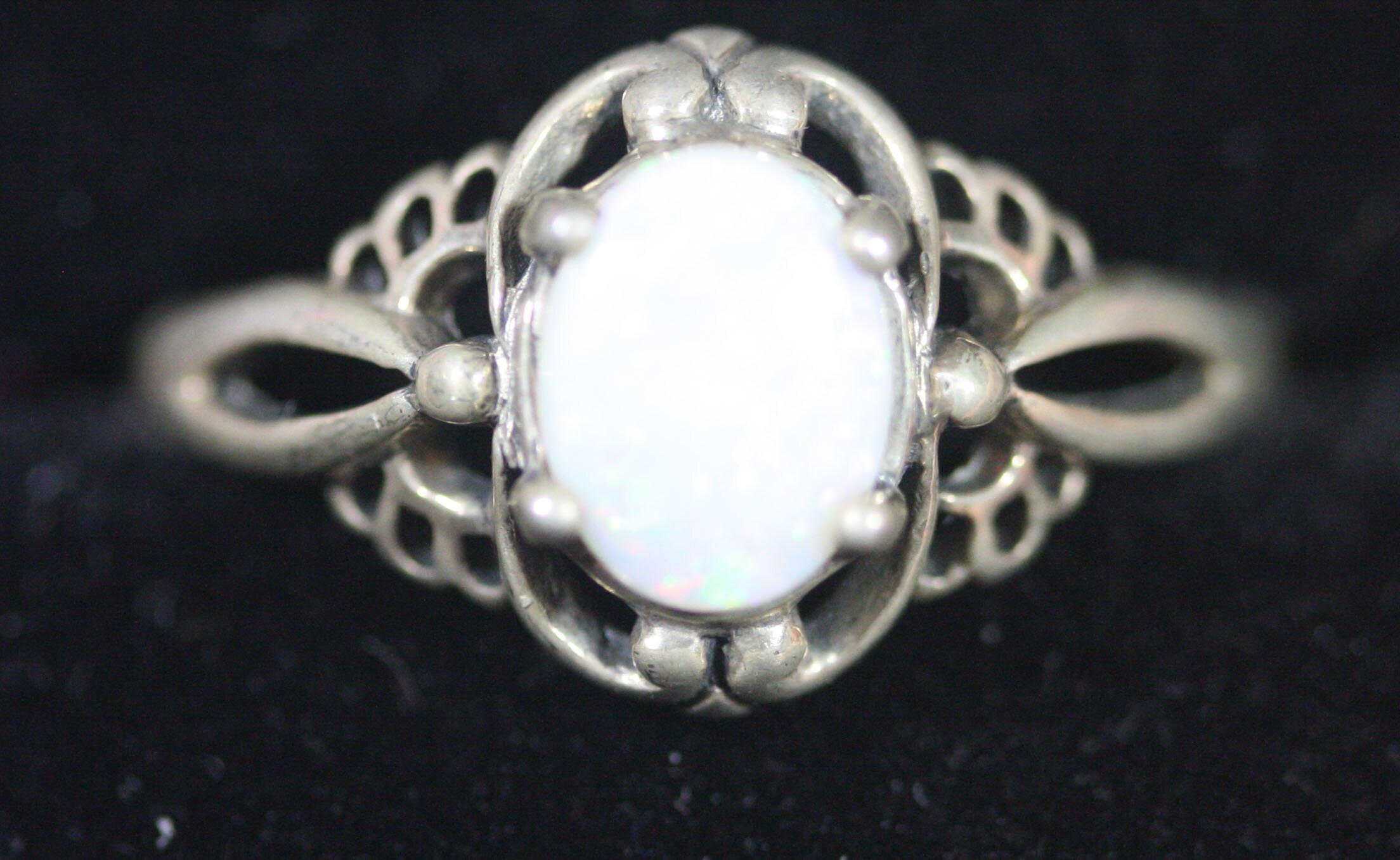 Costume Jewelry Ring .925 Sterling 1 1/2 CT Pearl Approx. Etsy