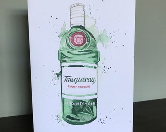 Tanqueray Gin Greeting Card