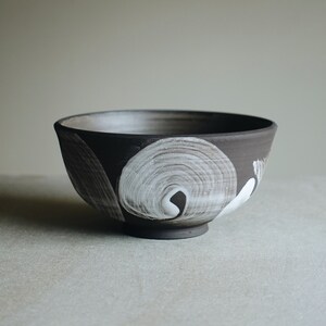 Hakeme bowl D13cm, handmade stoneware ceramic bowl image 1